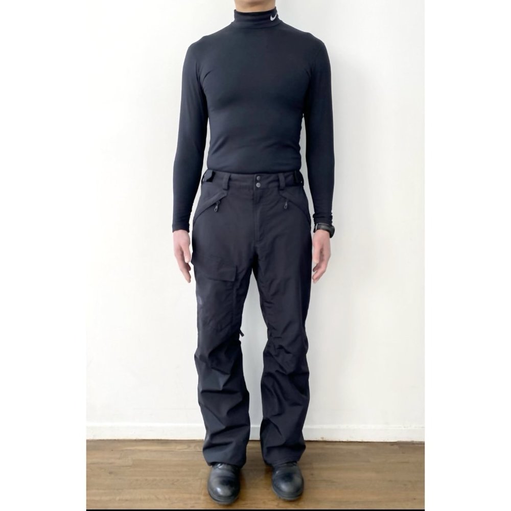 MEN'S THE NORTH FACE DRYVENT SKI PANTS - BLACK MEDIUM